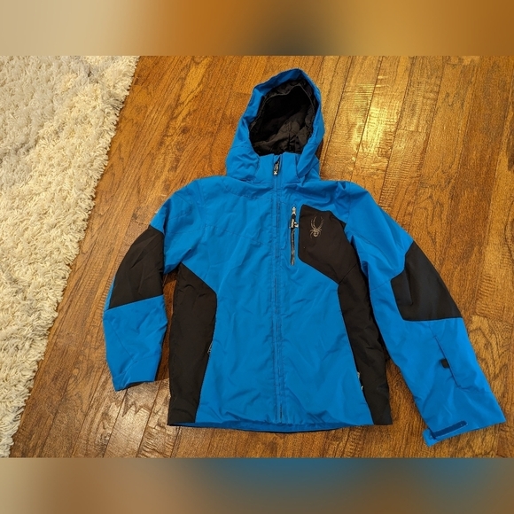 Spyder youth jacket, & attachable Full Zip core sweater Sz 14 - Picture 4 of 16